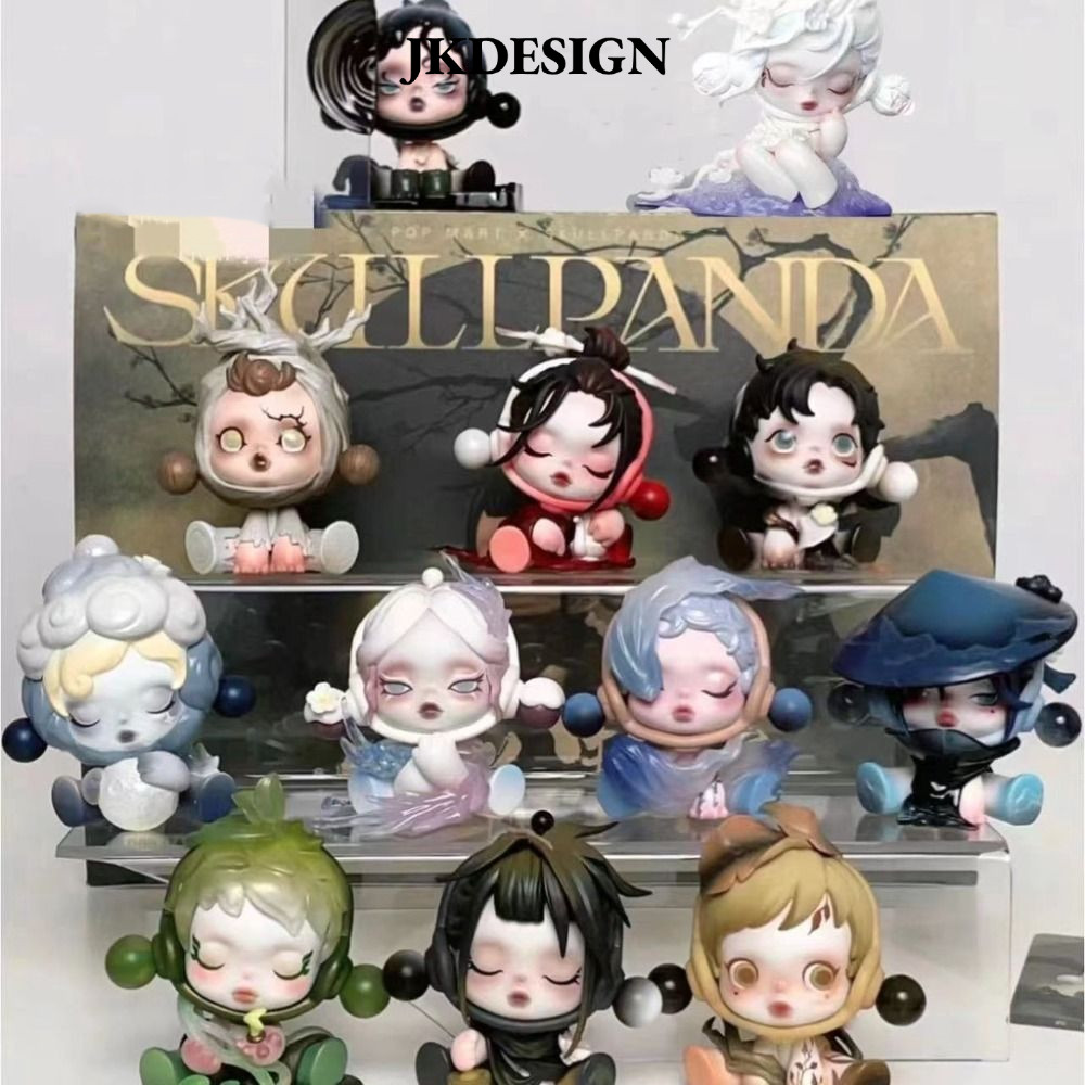 Jkdesign Anime Nhân Vật Hoạt Hình Mô Hình, Kawaii The Ink Plum Blossom Series Box, Thời Trang POP Ma