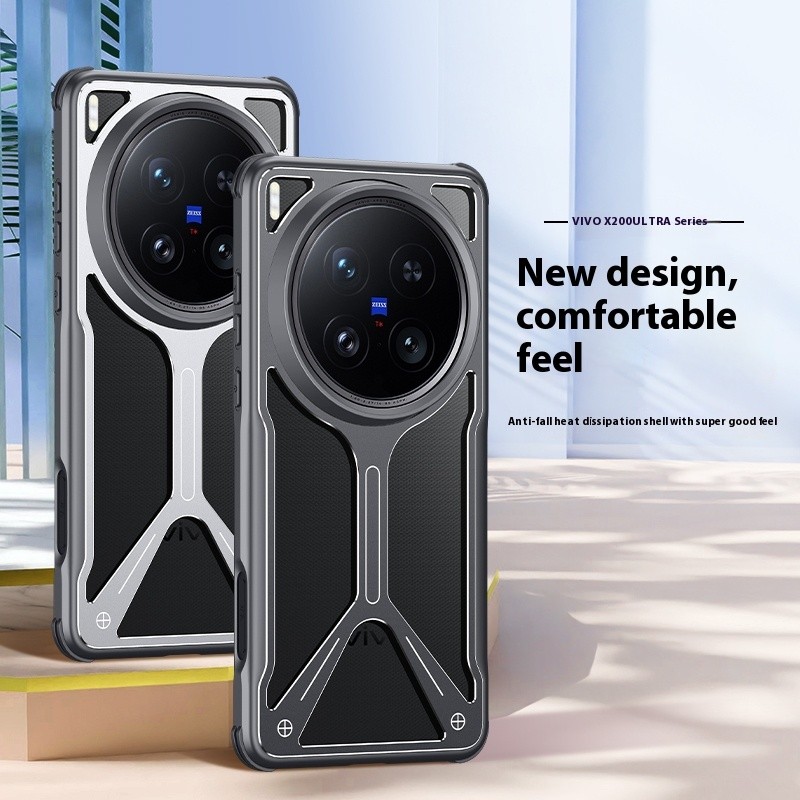 Ốp Điện Thoại Kim Loại Tản Nhiệt Siêu Mỏng Rỗng Cho VIVO X200 Ultra X200 Pro X200S X200 Pro Mini X20