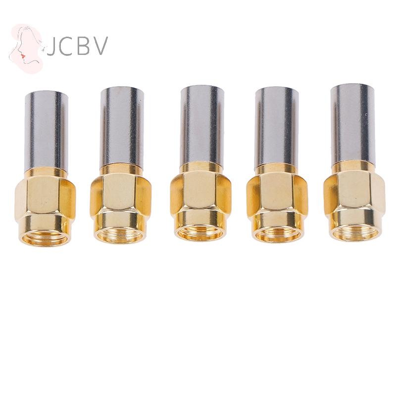 [JCBV] Set 5 Đầu Nối sma male Cho rg58 rg142 rg400 lmr195