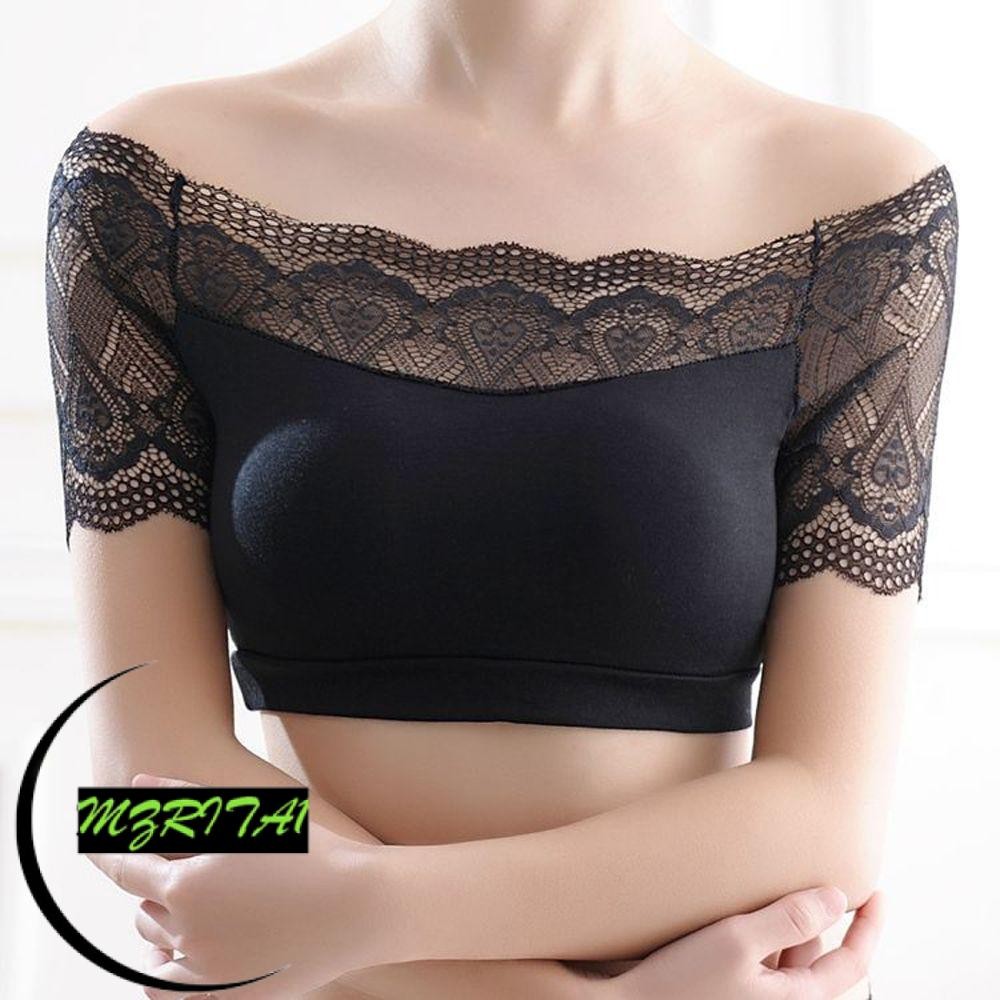 MARITA1 Áo lót quây Smock Cotton Crop Top