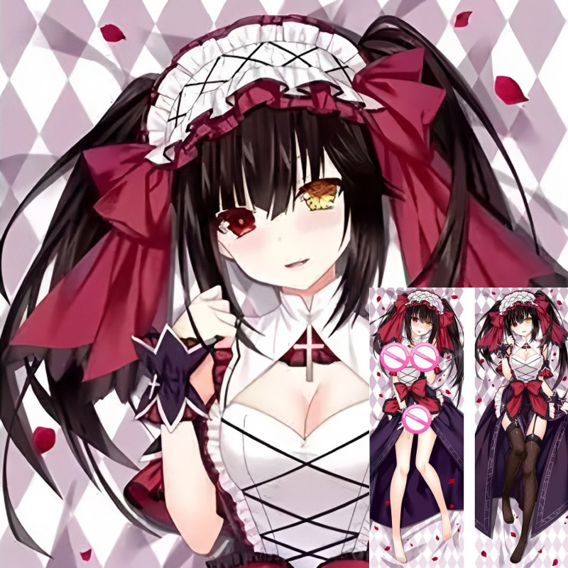 Anime Mới Tokisaki Kurumi NGÀY A LIVE Dakimakura Gối Hing Prop