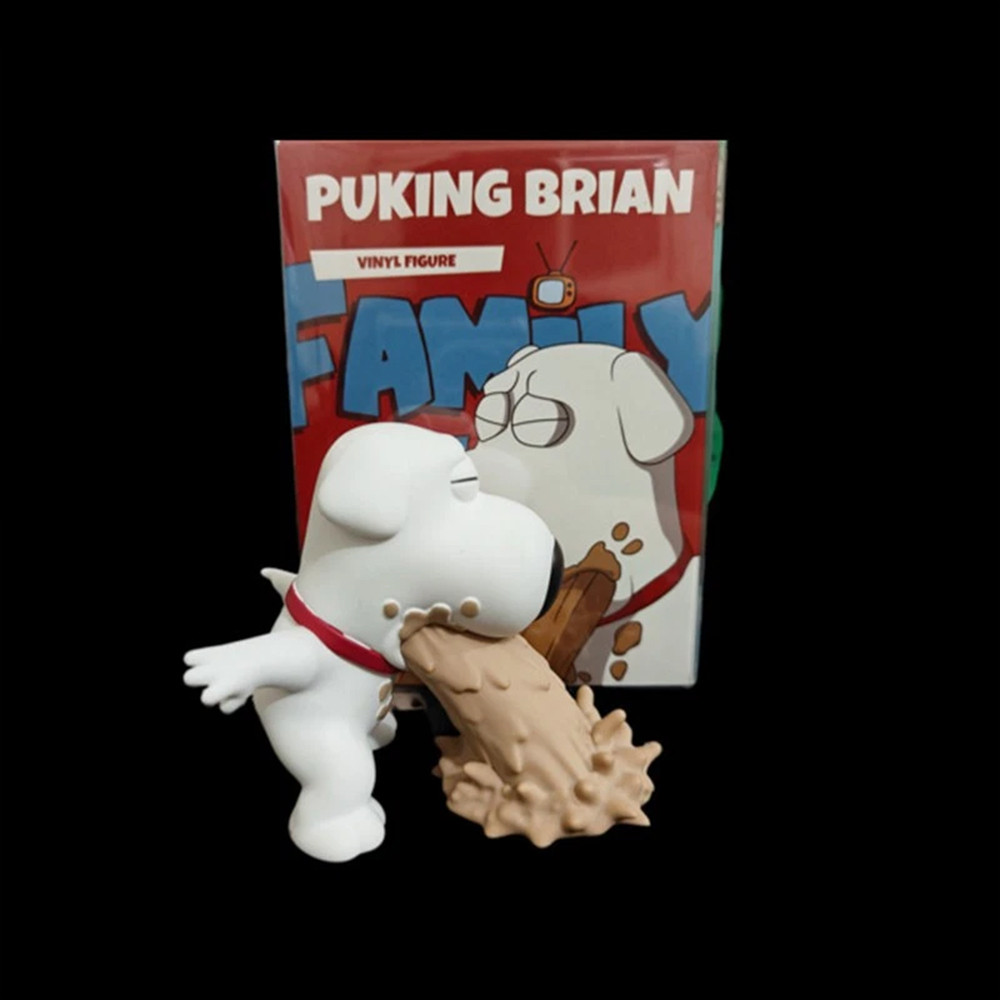 8cm Family Guy Brian vomit Model Action Figure Toys Gift