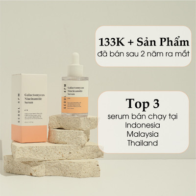 [133K+ Sản Phẩm Bán Ra] Tinh Chất Dưỡng Sáng, Tăng Cường Hàng Rào Bảo Vệ Da 10% Galactomyces +10% Niacinamide 4PM Serum