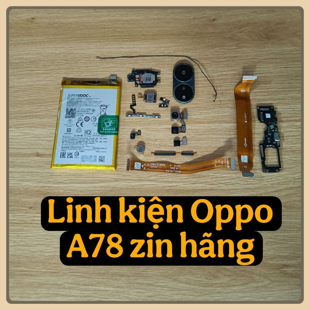 Linh kiện thay thế dành cho Oppo A78 zin hãng