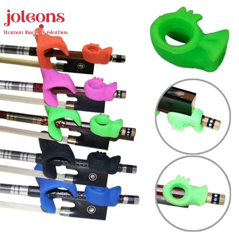 JOLEONS Violin Hold Bow Tư thế Corrector, Silicone Violin / Viola Violin Bow Grip Corrector Device, 