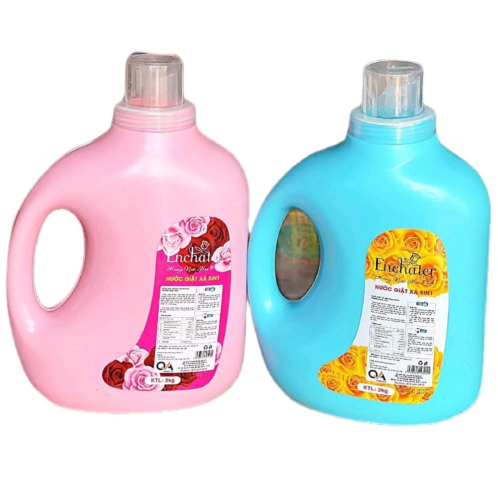 SIÊU RẺ - THÙNG 4 CAN NƯỚC GIẶT ENCHANTER (MỔI CAN 2KG = 8KG)