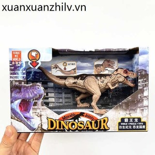 Miệng Khớp Di Động Khủng Long Mô Phỏng Tyrannosaurus Triceratops Stegosaurus Velociraptor Mô Hình Trẻ Em