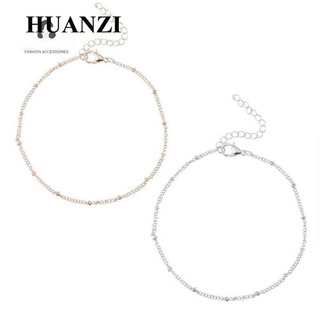 Lắc chân đính hạt đơn giản thời trang dành cho nữ