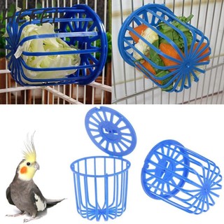 HEFEI Thú Cưng Chim Vẹt Ăn Đồ Chơi Vẹt Rau Giỏ Thú Cưng Chim Đồ Dùng Treo Giỏ Đựng