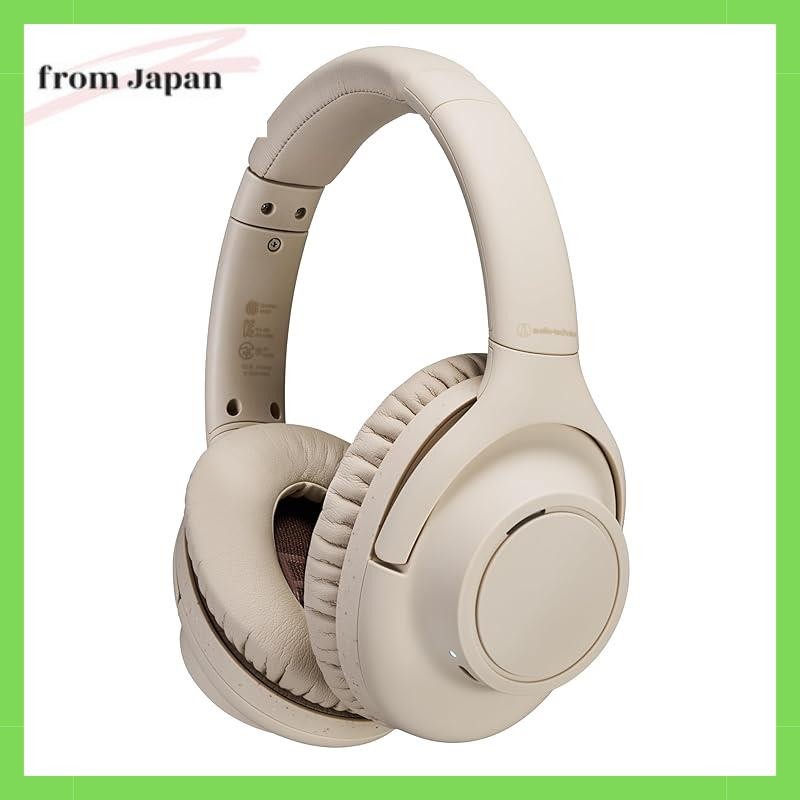 Audio-Technica ATH-S300BT(E) Wireless Headphones with Noise Cancellation, Bluetooth, Closed-back, Bu