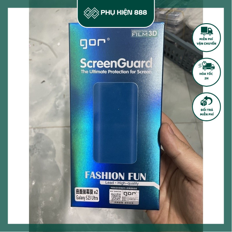 Bộ dán dẻo Gor Bộ 2 miếng dán dẻo màn hình Gor cho Galaxy S10, S10 5G, S10Plus, S20, S20+, S20 Ultra