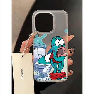 Iphone Ngộ nghĩnh Hoạt Hình Dễ Thương Bikini Đáy Cá Xấu Xí Trong Suốt Mờ Mới Cho 7 7plus 8 8plus Xs Xr 11 12 13 14 15 Pro Plus Promax