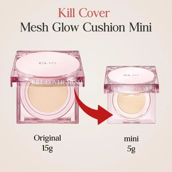 Phấn Nước Clio Che Khuyết Điểm Hoàn Hảo Kill Cover The New Founwear Cushion SPF50+ PA+++ 15g