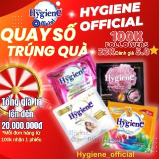Nước xả vải đậm đặc hygiene thái lan gói 20ml siêu thơm sử dụng tiết kiệm