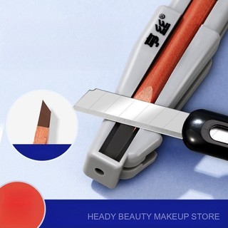 Hengsi Machete Eyebrow Pencil Pencil Shapper New Eyebrow Pencil Sharpener Eyebrow Pencil Artifact Eyebrow Fixing Pen Parer Wooden Duckbill Eyebrow Pencil Pencil Sharpener O7QH