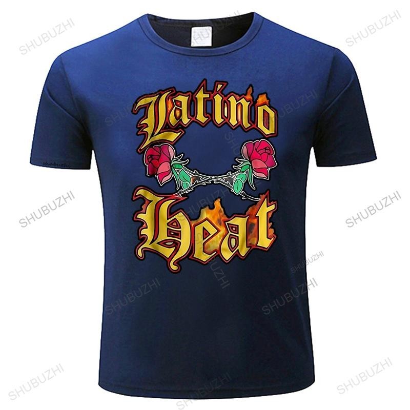 Thương hiệu thời trang Áo nam thủy thủ đoàn cổ Áo nam mới Áo thun Latin Heat Eddie Guerrero nam áo t