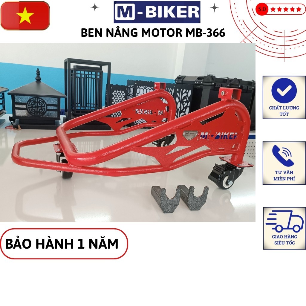 MBiker_ Ben nâng xe motor PKL, ben nâng xe pkl, ben nâng di chuyển mb366,bảo hành 1 năm mbiker