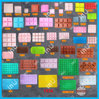 HCM - Khuôn Silicon Hình Vuông , Hình Tứ Giác Làm Bánh Mousse , Đổ Rau Câu , Làm Bánh Nướng , Socola Handmade BSI