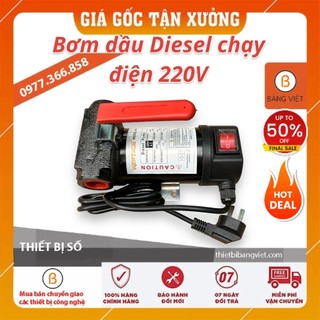 Thiết bị bơm chất lỏng- bơm dầu diesel chạy điện 220v 40l/p ch8010a- thiết bị bằng việt