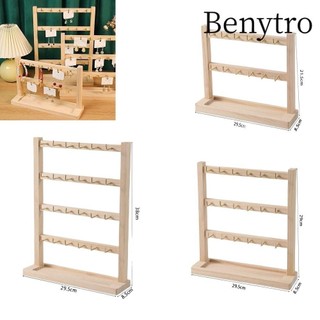  Benytro Giá Bộ Sưu Tập Trang Sức Gỗ Chắc Chắn Có Móc Dây Chuyền Easel Móc Khóa Vòng Tay Kệ Gỗ Có Thể Tháo Rời Móc Treo Trang Sức 