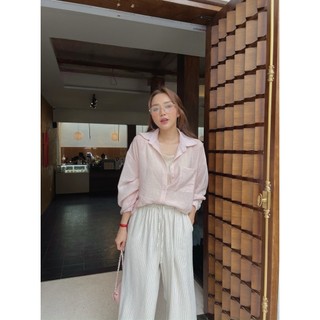 Áo sơ mi lụa tơ đuôi tôm SM-9022