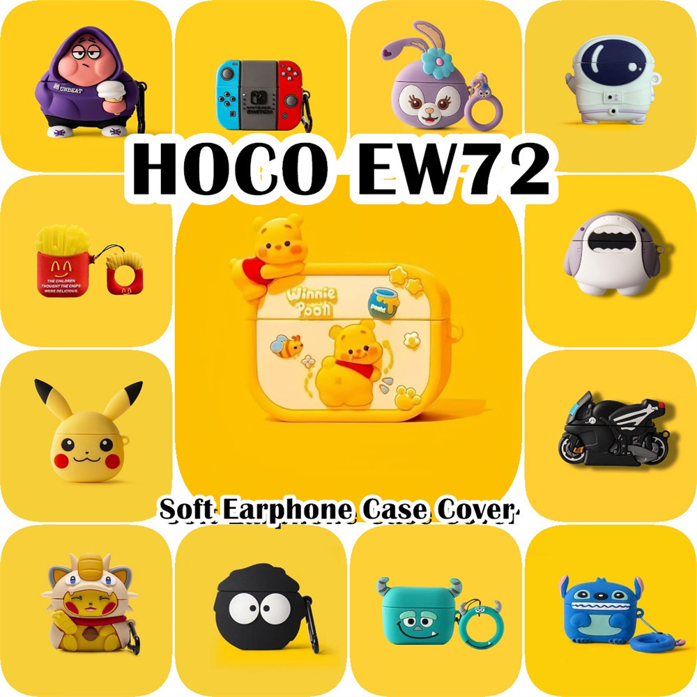 【Hot sale】Cho HOCO EW72 ốp tai ng Case phim hoạt hình Buồn cười Vỏ Bảo Vệ Hộp Sạc Tai Nghe NO.2