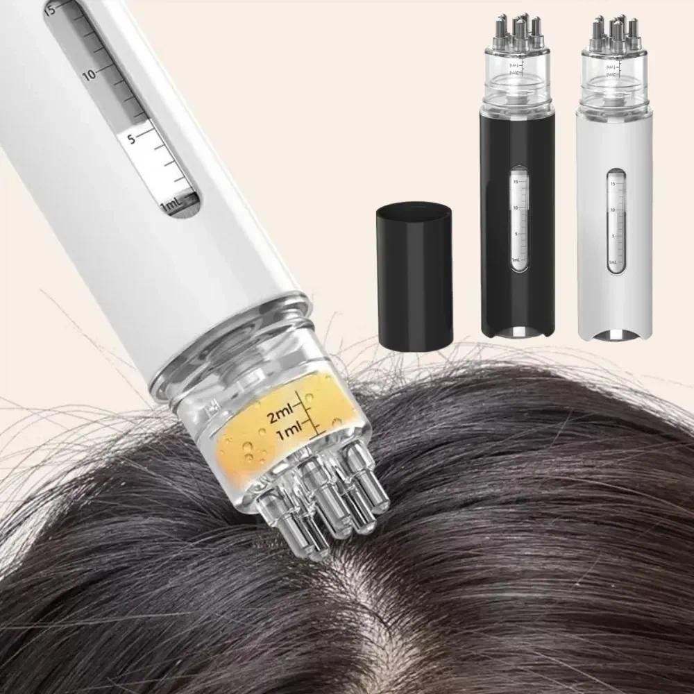 Da Đầu Applicator Lược Lỏng Di Động Mini Massage Lược Tinh Dầu Chất Lỏng Hướng Dẫn Máy Mát Xa Chống Rụng Tóc Da Đầu Dụng Cụ Chăm Sóc