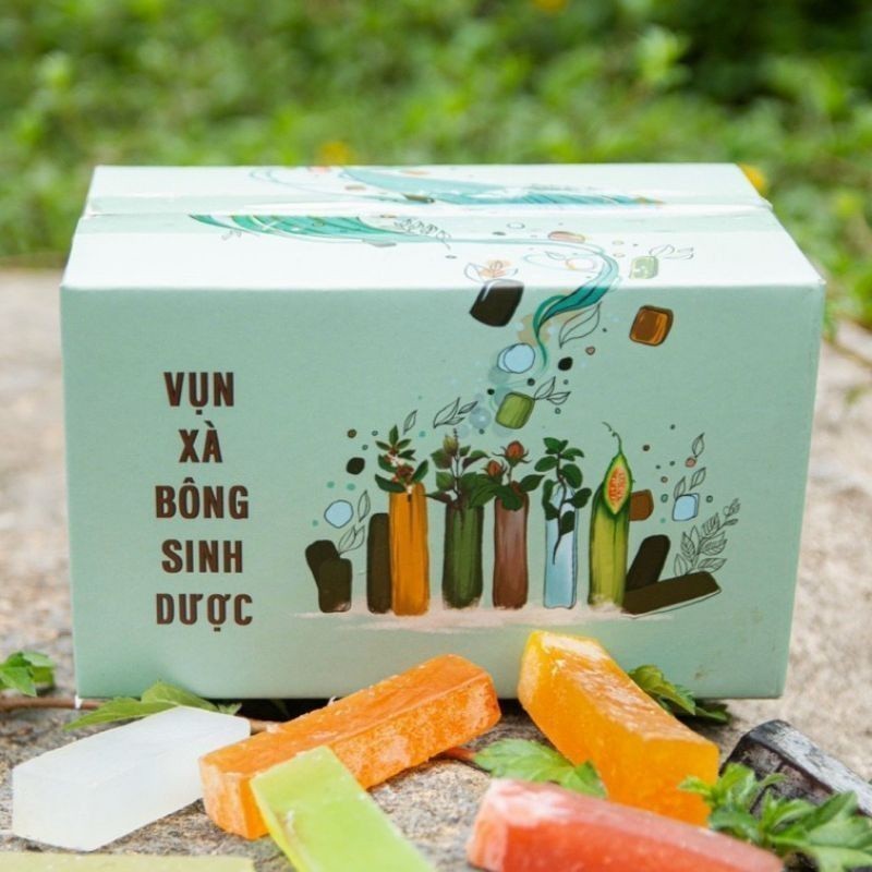 Vụn xà bông thảo dược từ HTX Sinh Dược - MÈO BEAUTY