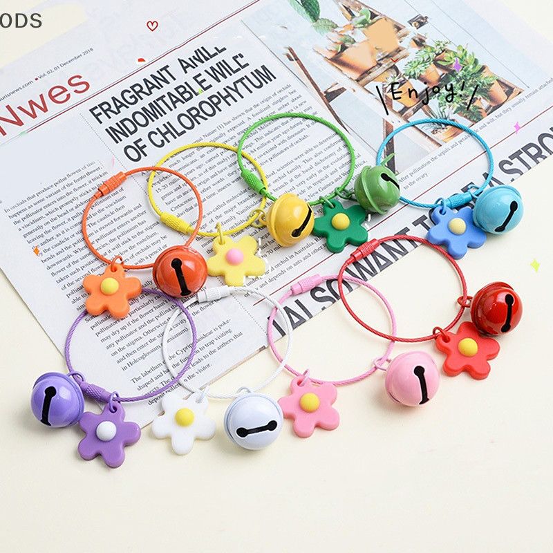 ODS Móc Khóa Hoa Nhỏ Màu Sắc Dễ Thương Túi Bé Gái Phụ Kiện Lnternet Người Nổi Tiếng Mặt Dây Chuyền O