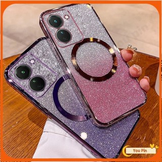 Ốp Lưng Cho Vivo Y03 Y03T Y28S Y18 Y36 Y27S Y28 Y27 Y16 Y02T Y02A Y02 Y17S Y15S Y15A Y02S Y22S Y22 Y35 Y100 Y200 V29 V27 Pro 4G 5G TPU Vỏ Điện Thoại Lấp Lánh Thời Trang Chất Lượng Cao