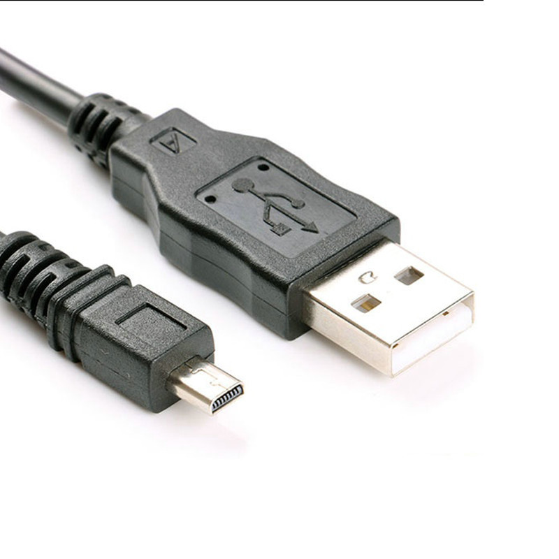 Cáp USB 8Pin Cho NIKON Coolpix S100 S3700 P7800 P7700 P7100 P6000 P330 P310 P300 P100 L830 L820 L620