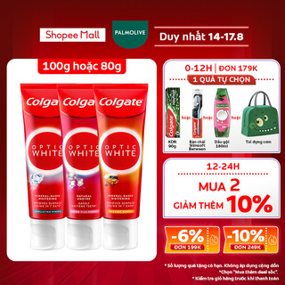 Kem Đánh Răng Colgate Optic White làm trắng sáng răng trong 7 ngày