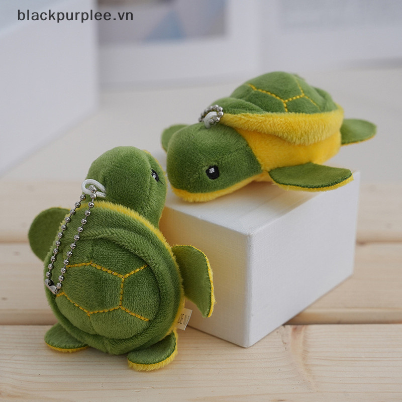 Burple Hoạt Hình Dễ Thương Rùa Móc Khóa Chống Mất Móc Khóa Trẻ Em Kawaii Thú Nhồi Bông Túi Búp Bê Mặt Dây Chuyền Phụ Kiện Trang Trí Quà Tặng.