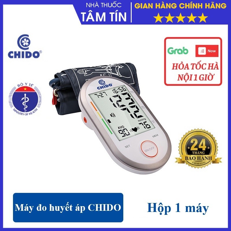 [CHÍNH HÃNG ] Máy huyết áp Chido cảm ứng cao cấp Model 2022 - tặng kèm bộ Adapter chính hãng