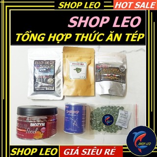 Thức Ăn Tép Cảnh Cao Cấp Từ Nhật Bản - cám cho tép cảnh - Benibachi-Bee Growns- Rau Bina - Tảo viên Spirulina - shopleo