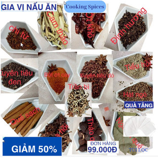 Set gia vị nước Phở, Lẩu 65gr (tặng túi lọc)
