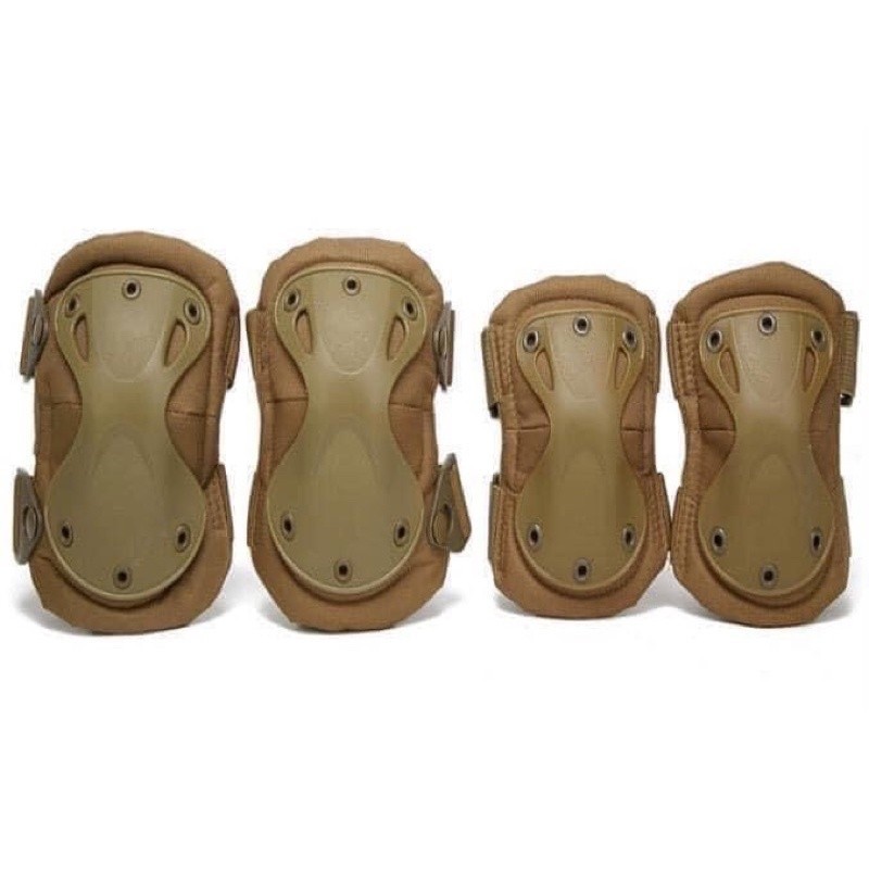 Đệm_giáp bảo vệ khuỷ tay_đầu gối airsoft_súng sơn_retro