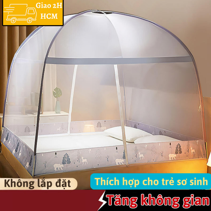 Mùng Chống Muỗi Joful Home – Màn Chụp Cửa Đôi Tự Bung Cao Cấp, Gấp Gọn Tiện Lợi Cho Gia Đình