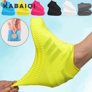 1 Cặp Vỏ Bọc Giày Đi Mưa Bằng Silicone Co Giãn Chống Trượt Chống Nước Có Thể Tái Sử Dụng