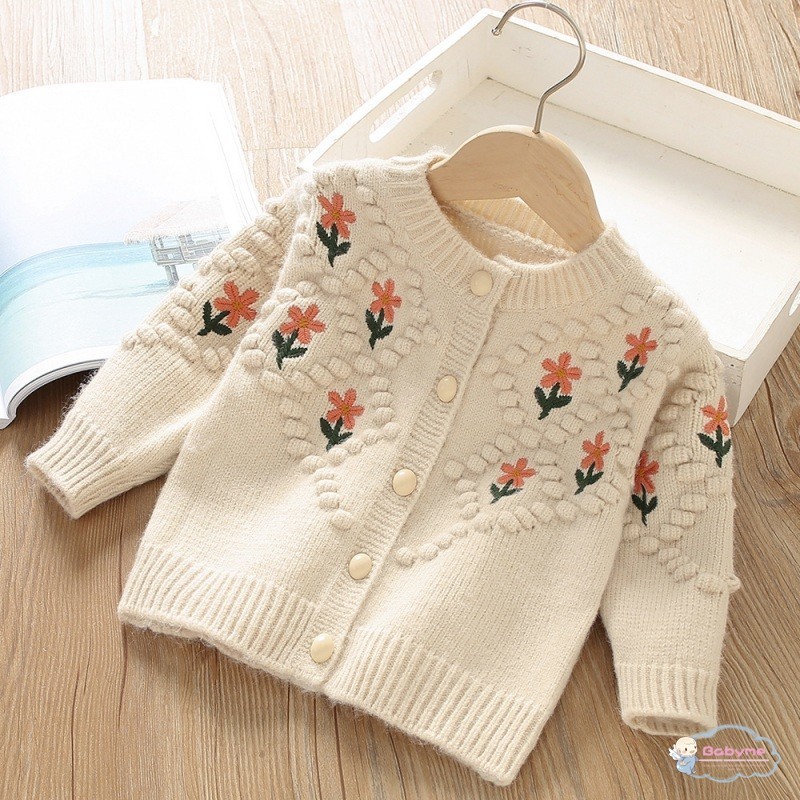 Bé Gái Bé Trai Áo Len Cardigan Jacquard Chunky Đan Hàng Đầu Trẻ Em Mùa Xuân Áo Dài Tay Cardigan Áo Cho Trẻ Em