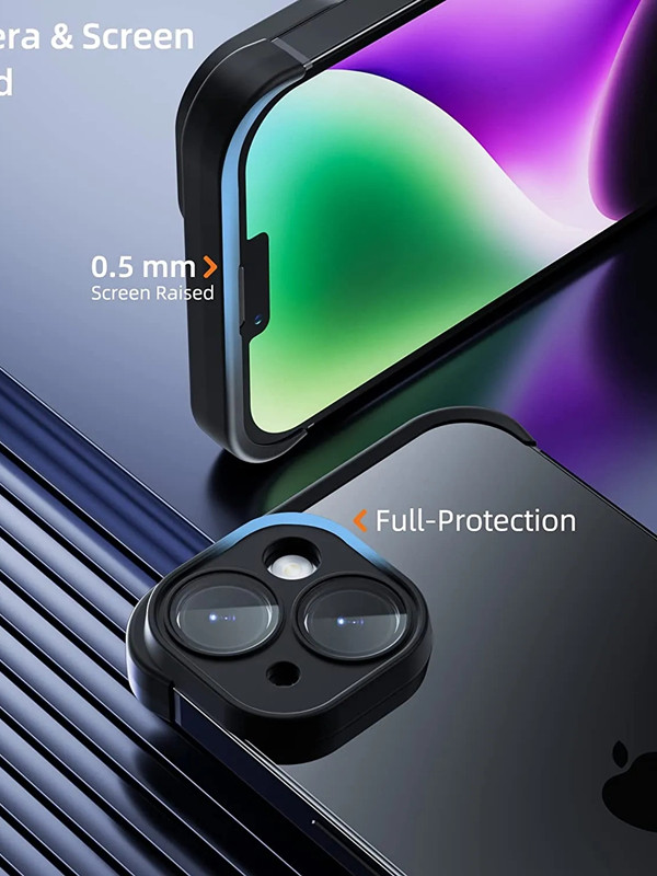 [SS originality]
 [JLK] Black Camera Lens Protection Case For iPhone 15 ProMax 14 Plus 13 Pro Max 1