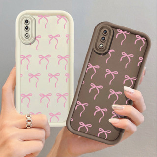 Ốp Điện Thoại Cho Samsung Galaxy A02 M02 A02S M02S A03 Core A04 A04E M04 A05 A05S A7 A10 M10 A10S A11 M11 A12 A13 04S Dễ Thương Nhiều Màu Hồng Nơ Lưng Chống Sốc Chống Rơi