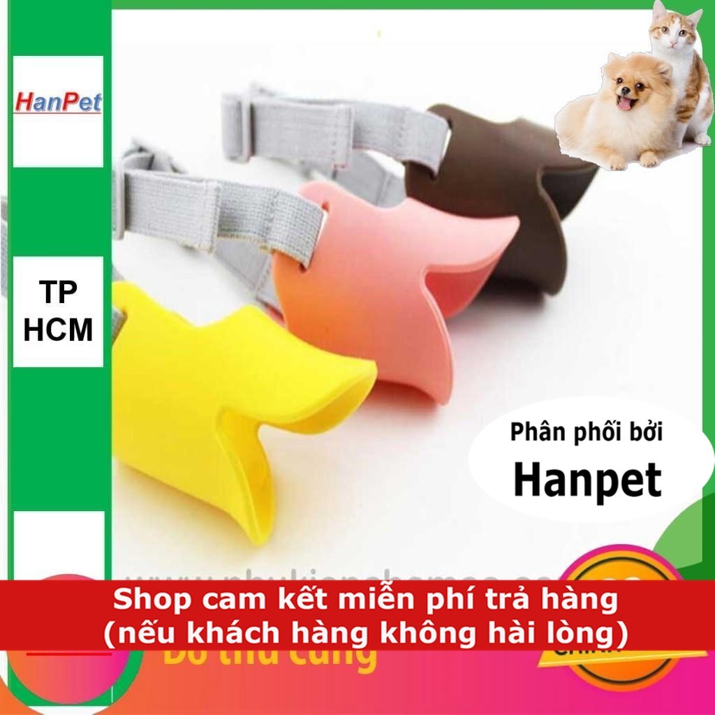 SZ1295 -Rọ mõm cho chó - Rọ vịt cao su (3 size tùy thuộc chu vi mõm) rọ mõm chó SZ