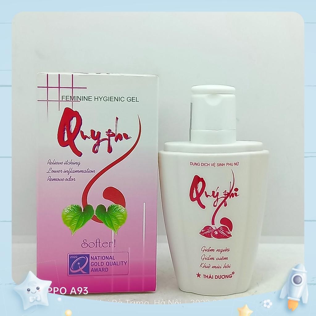 Dung dịch vệ sinh phụ nữ Quý Phi chai đỏ 120ml