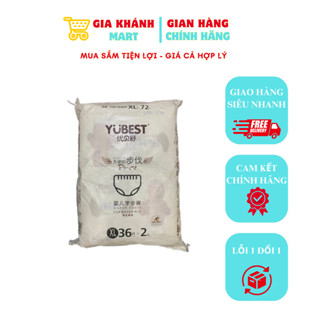 Tã/Bỉm dán/quần YUBEST ANGEL NỘI ĐỊA TRUNG chính hãng S90,M84,L78,XL72,XXL66,XXXL66