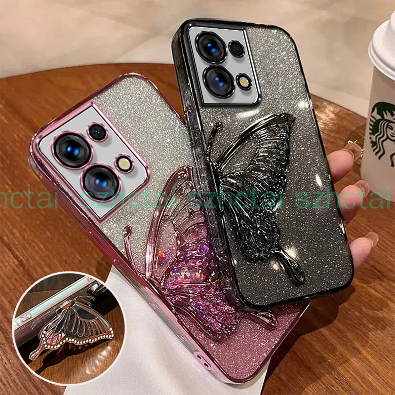 Ốp lưng OPPO Reno 8 4G RENO 8 5G OPPO RENO 8 PRO Mạ điện sang trọng Vỏ bảo vệ lấp lánh Shinny Vỏ chố