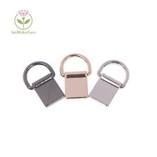 [Saymakerlace] 2 Chiếc Kim Loại D Vòng Túi Kết Nối Bên Khóa Có Ốc Vít Túi Xách Dây Da Tay Cầm Dây Xích Móc Khóa Phụ Kiện Thủ Công DIY