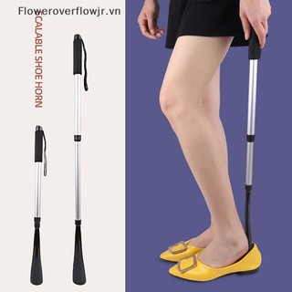 Fjr Đen Siêu Dài Có Thể Điều Chỉnh Có Thể Thu Vào Shoehorn Giày Sừng Thép Không Gỉ Shoehorn Tay Cầm Dài Shoehorn Bền Giày Phụ Kiện Nâng Giày Thìa Shoehorn HOT