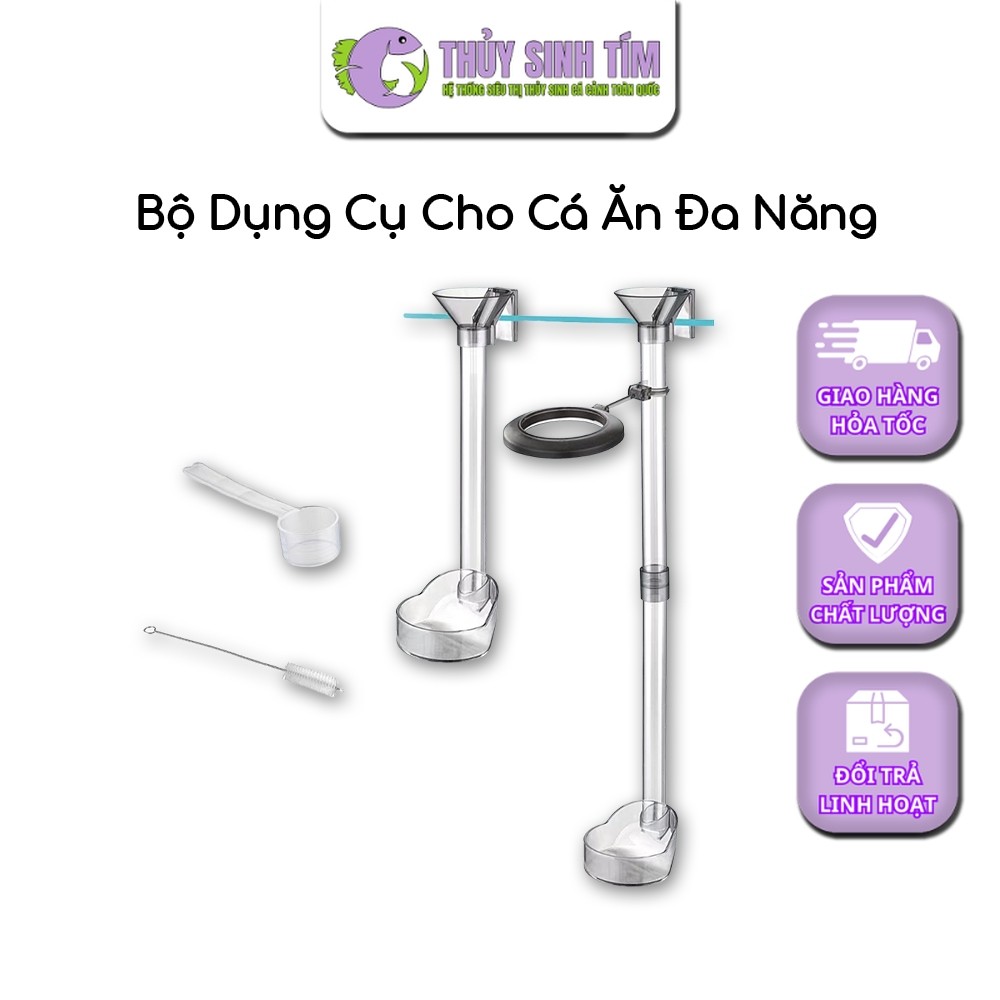 Bộ Dụng Cụ Cho Cá Ăn Đa Năng