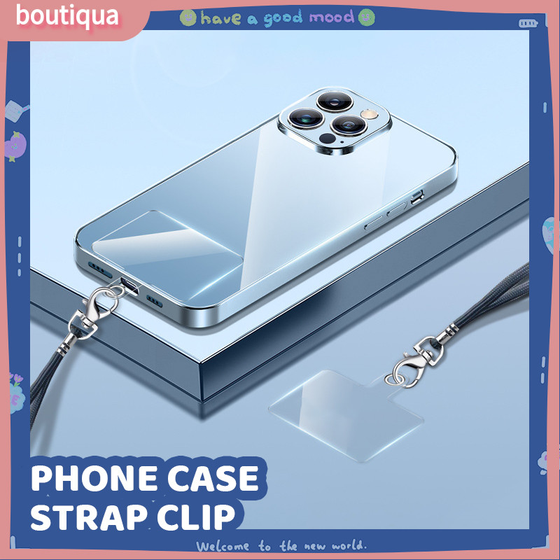 Dây đeo chéo Tether Tab Vỏ điện thoại di động Miếng dán trong suốt Miếng dán mặt sau cố định-BA | BigBuy360 - bigbuy360.vn